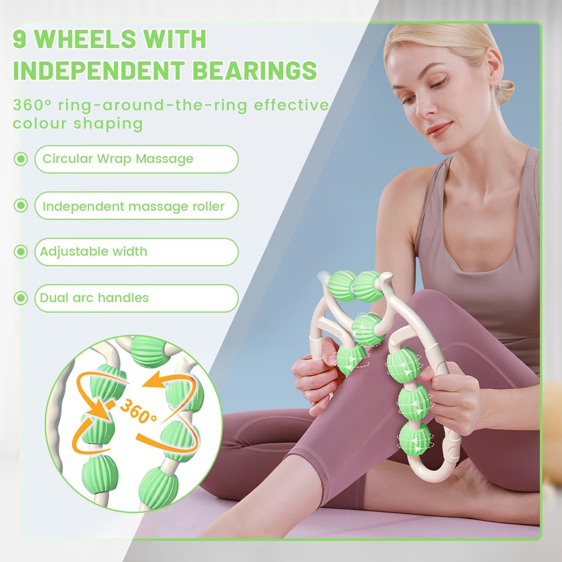 shallyong Massage Roller Legs, Cellulite Massager, Massage Roller, Cellulite Roller,