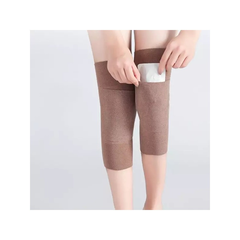 Brown 무릎워머 핫팩고정토시 겨울 [2.베이지] Knee Warmer Hot Pack Fixed