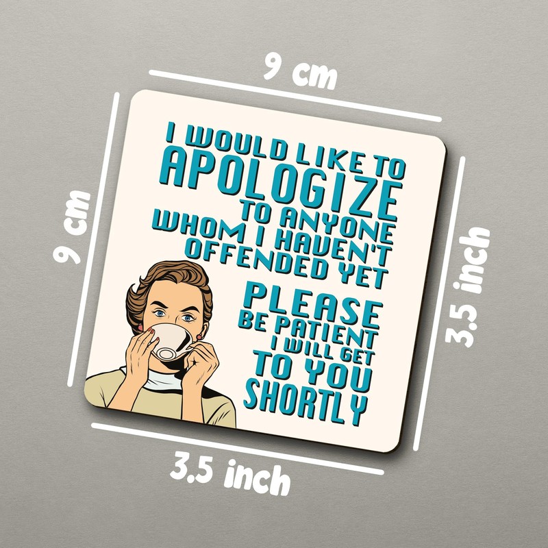 Dorothy Spring I Would Like to Apologize Funny Retro Sarcastic