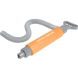 LINGVUM Bilge Pump for Kayak Canoe and Boat - 19.7 Inch Manual Portable Kayak Hand Water Pumps with Reversible Hose Orange