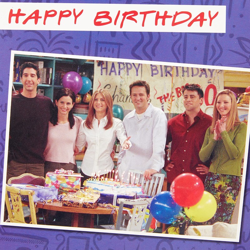 Danilo Friends Television Series Birthday Card,Multi,7 x 5
