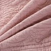 WINLIFE 100% Cotton Quilted Pillow Sham Floral Printed Pillow Cover