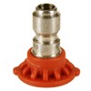 Raptor Blast 1/4in. Stainless Steel Quick Connect 0 Degree Nozzle