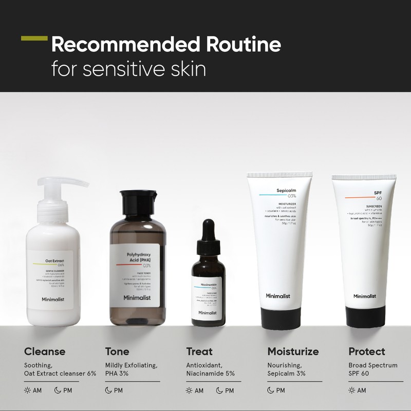Minimalist 6% Oat Extract Gentle Cleanser For Sensitive Skin |
