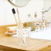 NUDUKO - Cepillos de dientes de bambú biodegradables, 10 piezas,