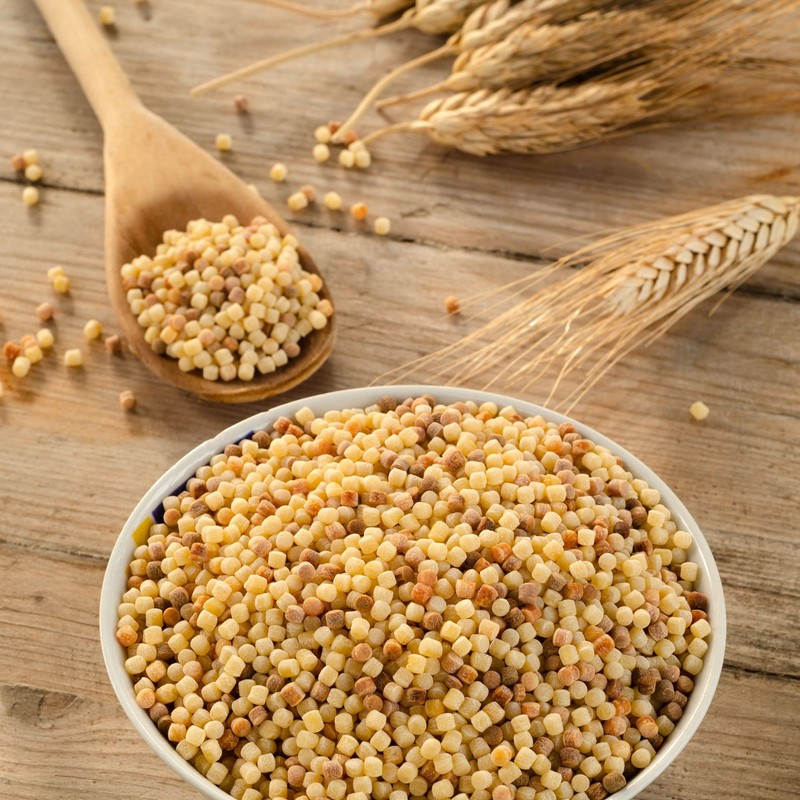 Sanniti Toasted Fregola Sarda FIne Semolina Pasta Fregula Tostata Fina,