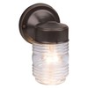 Design House 587311 Jelly Jar Classic 1-Light 2-Pack Indoor/Outdoor Wall