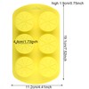 YIMINGMOLD Fruit Shaped Silicone Molds 6 Cavity Lemon Chocolate Mold