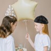 ABOOFAN French Beret Hat Sequins Beret Hat Rosy Shiny Hat