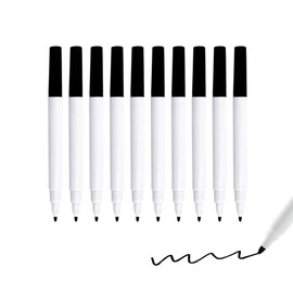 RETON 30 Pcs Dry Erase Markers, 4 Inch Mini Whiteboard Pens, White Board Markers with Fine Tip for Classroom, Office, Hospital, Factory, Board Games and Tutoring Sessions (30 Pcs, Without Magnetic)