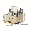 AIMALL Desktop Storage Box, 6.7 x 5.8 Inch Open Compartment