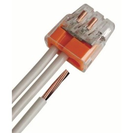 Ideal 30-1033J 3 Port Push-In Wire Connector 600V