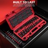 Hex Bit Impact Socket Set: 36-Piece with 4 Adapters, 1/4"