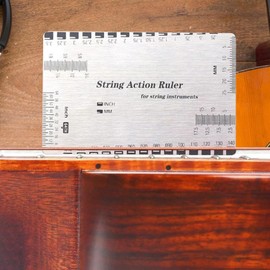 Guitar String Gauge Measuring Tool | Guitar Setup String Height Gauge,Precision Action Ruler for Quick Bass Setup for Mandolin & Other Instruments