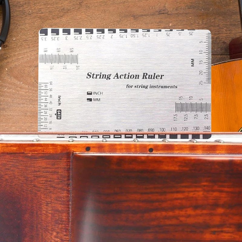 Guitar String Gauge Measuring Tool | Guitar Setup String Height