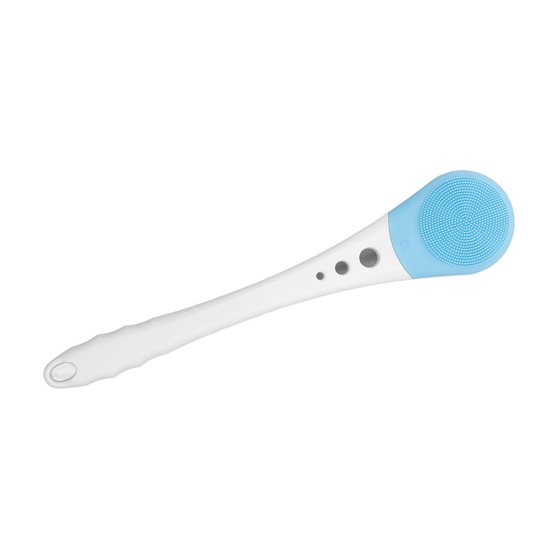 Electric Body Scrubber Shower Brush Long Handle Waterproof Cordless Body