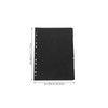 NUOBESTY 5sheets Punched Binder Dividers of Page Markers for Notebooks