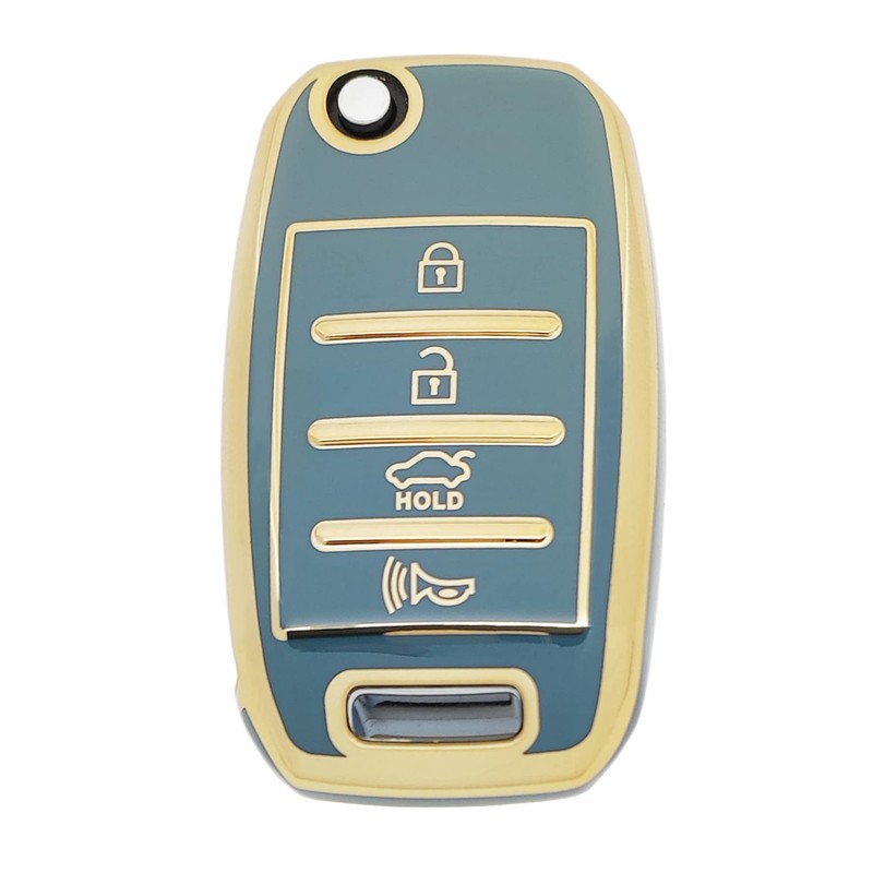AYGUCEKE TPU Protective Key Fob Cover Case Compatible with Kia