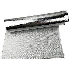 Reflect High-Temperature Heat Reflective Aluminum Fiberglass Thermal Shield Protection Barrier Sheet 4 sq ft, 24" x 24" Sheet