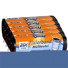 Swirl Fixing Tape Bin Liners 20 L (Pack of 15)