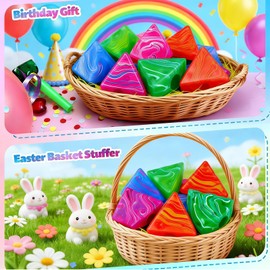 4Pcs Cheese Squishies Toys, Slow Rising Stress Balls for Adults