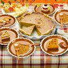 Yungyan 24 Set Fall Thanksgiving Pumpkin Pie Paper Plates Napkins