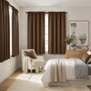 Brown Blackout Curtains for Bedroom Living Room 40"x63" Long 2