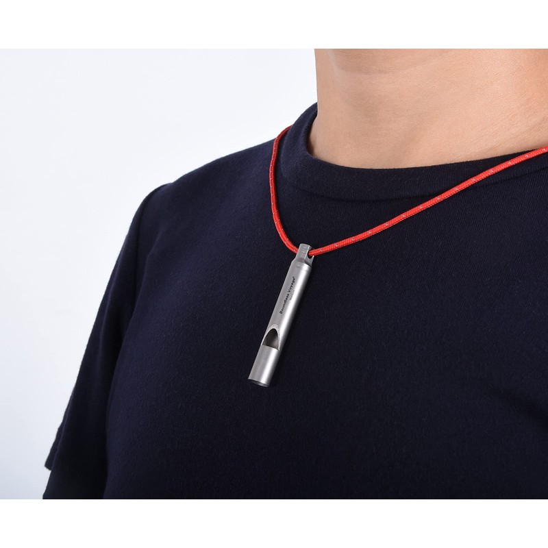 iBasingo Titanium Whistle Outdoor Camping Hiking Hunting Climbing Emergency Survival