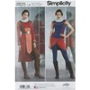 Simply Creative Group Simplicity 8825 Misses Knit Warrior Costumes U5