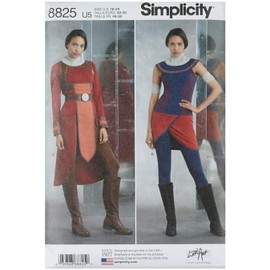 Simply Creative Group Simplicity 8825 Misses Knit Warrior Costumes U5 (Sizes 16-24) Multi
