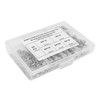 200Pcs Hex Socket Head Cap Screws Nuts Assortment Kit M4