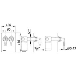 DALLMER Connection Set Washing Appliances Siphon 400 Vario.2