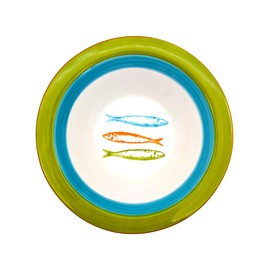 Generic Portuguese Pottery Ceramic Soup Bowl Made in Portugal – POP Sardines (1), 7.25 inches, 280.062.01