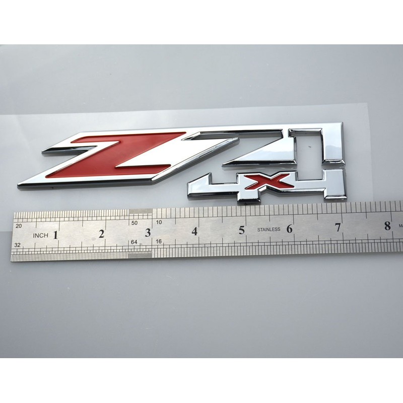 Aimoll 2pcs Z71 4x4 Emblems for GMC Chevy Silverado Sierra
