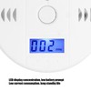 Carbon Monoxide Detector Alarm with LCD Display Soot Home Gas
