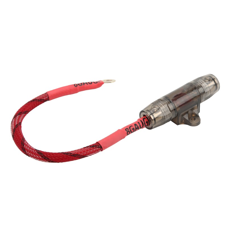 Sound Fuse Cable 8GA O Ring Terminal Copper Core Safe