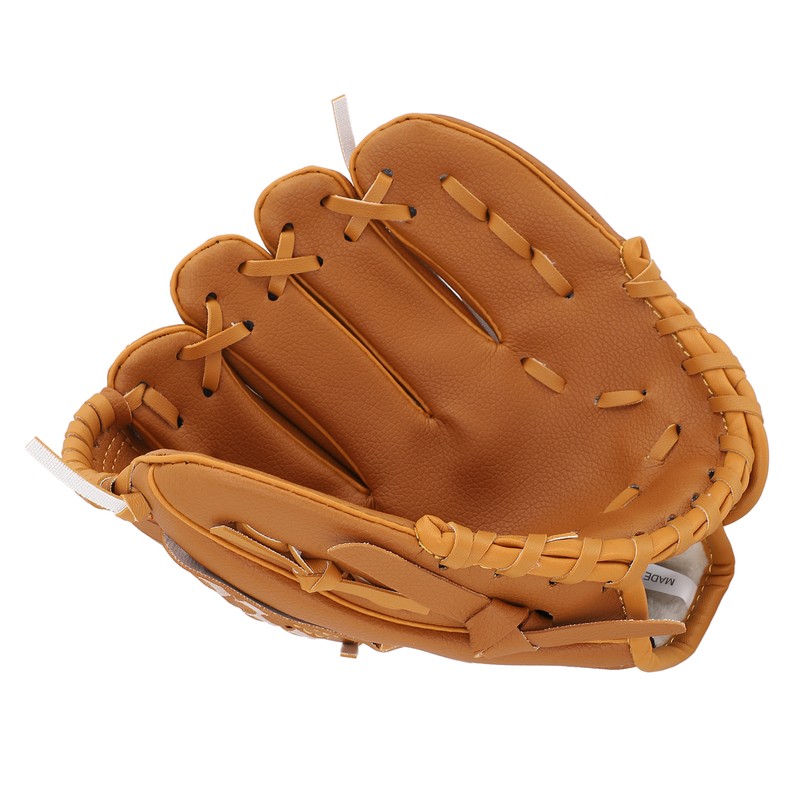 Baseball Glove Ergonomic PU Leather Baseball Mitts Softness Professional Baseball
