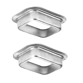 VYH 3" x 4" Rain Gutter Downspout Drop Outlet Aluminum K Style (2 Pack)