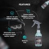 LANE'S Leather Cleaner- Leather Cleaning Spray, Automotive Leather Cleaner- Cleans