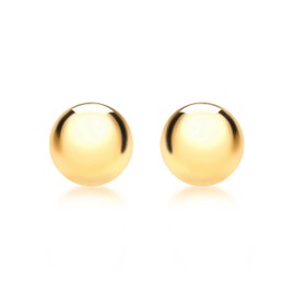 Carissima Gold Women's 9 ct Yellow Gold 8 mm Ball Polished Stud Earrings
