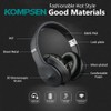 KOMPSEN Adult Noise Cancelling Headphones Wireless Bluetooth Headphones Foldable Over
