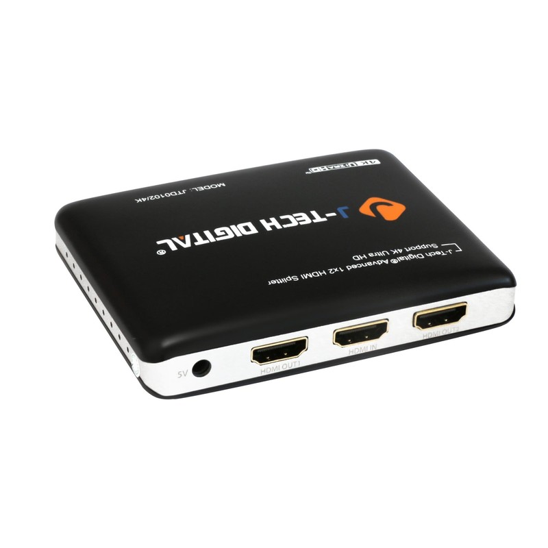 J-Tech Digital JTD0102/4K J-Digital Most Advanced 2 Ports HDMI 1X2
