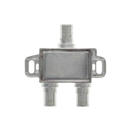 1STec Virgin Media 2 Way Technetix Passive Wideband F-connector Screw on Type Signal Splitter for TiVo V6 TV Set Top Box Superhub Internet Router Freeview DVB-C/T2/S 5-1000MHZ