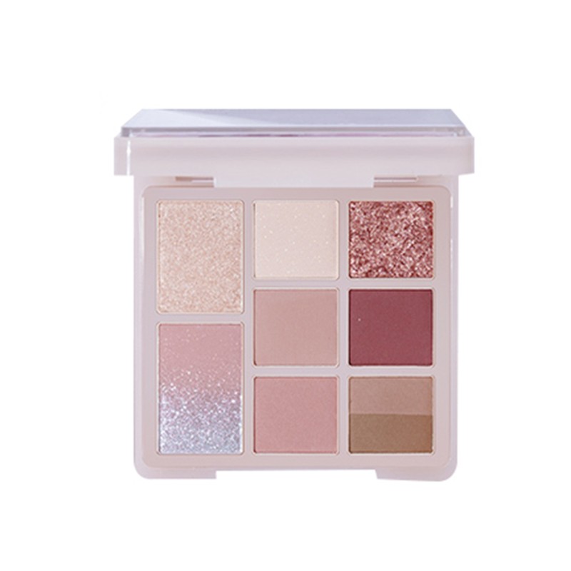 gogotales 9 Colors Eyeshadow Palette High Pigmented Glitter Matte Eyes