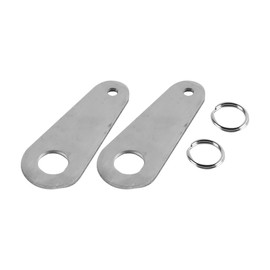 2 Pieces Motorcycle Bell Hangers, Stainless Steel Motorcycle Mounting Bracket for All Kinds of Motorcycle Bells, Hooks, Keychain Hanger, Motorcycle Guard Bell Hooks