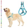 PUPTECK No Pull Dog Harness Soft Adjustable Basic Nylon Step