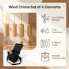 Wind Chime Set of 4 Elements, Included Portable Storage Box