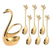 Elegant Swan Spoon and Fork Holder, Decorative Metal Cutlery Organizer