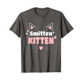 Funny Cat T-Shirt - Smitten Kitten T-Shirt