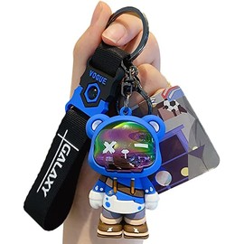 AIXAUN: Tide Cool Inazuma Keychain Unique Bag Strap Female Detailed Keychain Cartoon Male Car Keychain (Type 1)